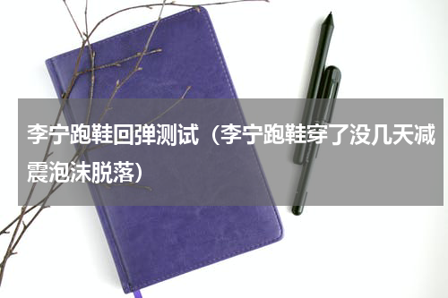 李宁跑鞋回弹测试（李宁跑鞋穿了没几天减震泡沫脱落）