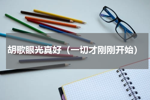 胡歌眼光真好（一切才刚刚开始）