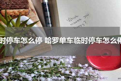 临时停车怎么停 哈罗单车临时停车怎么停