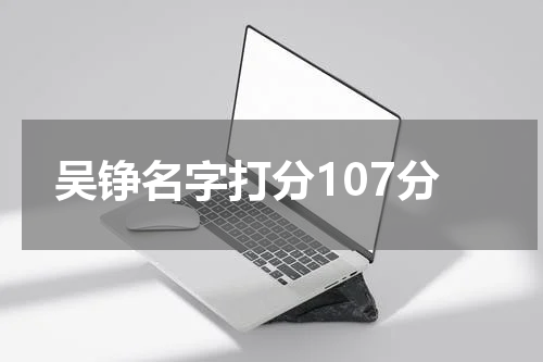 吴铮名字打分107分