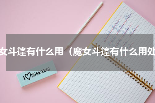 魔女斗篷有什么用（魔女斗篷有什么用处）