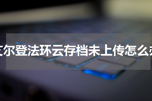 艾尔登法环云存档未上传怎么办