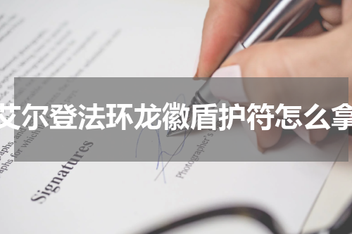 艾尔登法环龙徽盾护符怎么拿