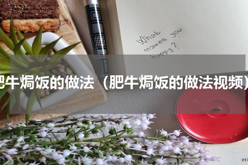 肥牛焗饭的做法（肥牛焗饭的做法视频）