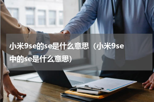 小米9se的se是什么意思（小米9se中的se是什么意思）