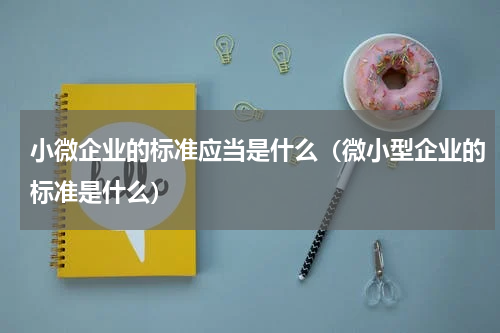 小微企业的标准应当是什么（微小型企业的标准是什么）