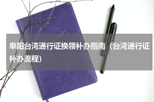 阜阳台湾通行证换领补办指南（台湾通行证补办流程）