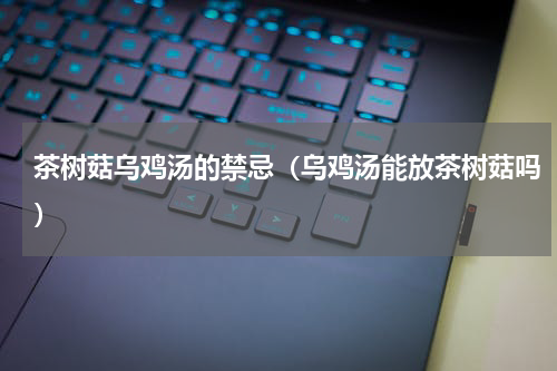 茶树菇乌鸡汤的禁忌（乌鸡汤能放茶树菇吗）