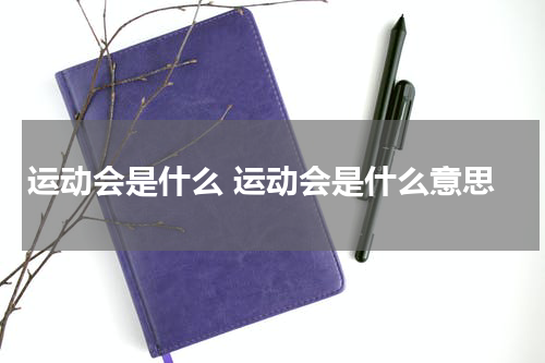 运动会是什么 运动会是什么意思