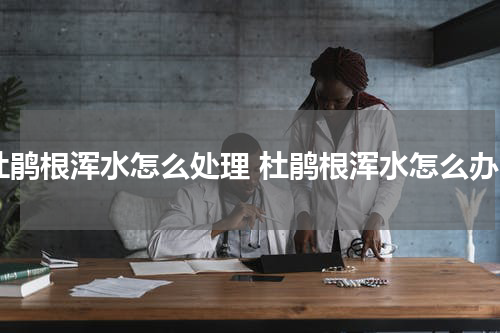 杜鹃根浑水怎么处理 杜鹃根浑水怎么办
