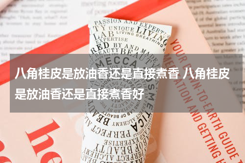 八角桂皮是放油香还是直接煮香 八角桂皮是放油香还是直接煮香好