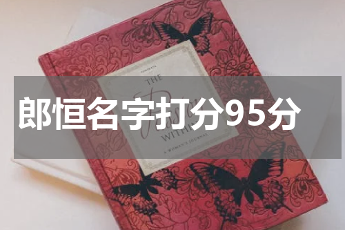郎恒名字打分95分
