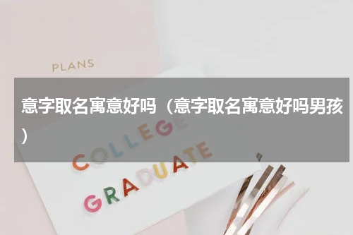 意字取名寓意好吗（意字取名寓意好吗男孩）