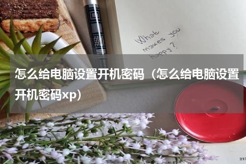 怎么给电脑设置开机密码（怎么给电脑设置开机密码xp）