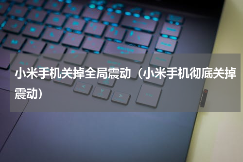 小米手机关掉全局震动（小米手机彻底关掉震动）