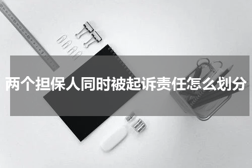 两个担保人同时被起诉责任怎么划分