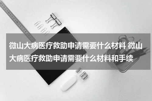 微山大病医疗救助申请需要什么材料 微山大病医疗救助申请需要什么材料和手续
