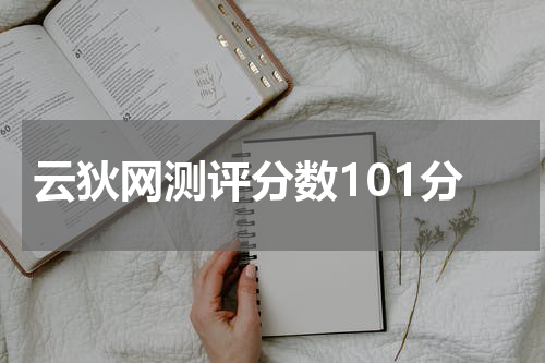 云狄网测评分数101分
