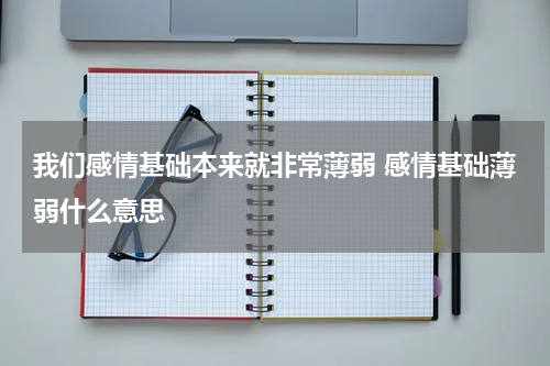 我们感情基础本来就非常薄弱 感情基础薄弱什么意思