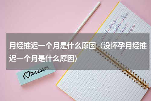 月经推迟一个月是什么原因（没怀孕月经推迟一个月是什么原因）