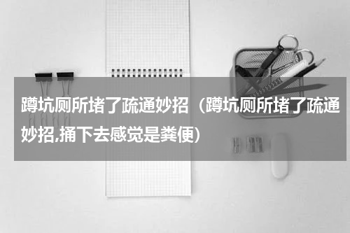 蹲坑厕所堵了疏通妙招（蹲坑厕所堵了疏通妙招,捅下去感觉是粪便）
