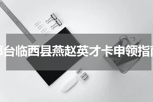 邢台临西县燕赵英才卡申领指南