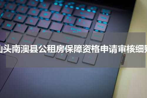 汕头南澳县公租房保障资格申请审核细则