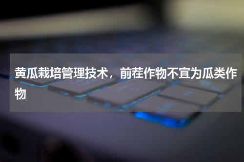 黄瓜栽培管理技术，前茬作物不宜为瓜类作物