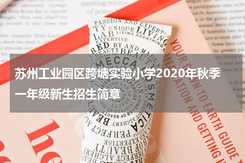 苏州工业园区跨塘实验小学2020年秋季一年级新生招生简章