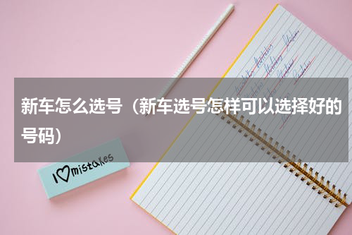 新车怎么选号（新车选号怎样可以选择好的号码）