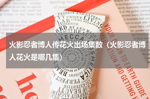 火影忍者博人传花火出场集数（火影忍者博人花火是哪几集）
