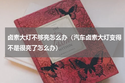 卤素大灯不够亮怎么办（汽车卤素大灯变得不是很亮了怎么办）