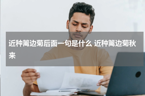 近种篱边菊后面一句是什么 近种篱边菊秋来