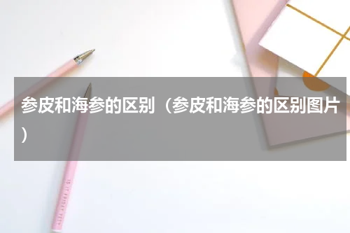 参皮和海参的区别（参皮和海参的区别图片）