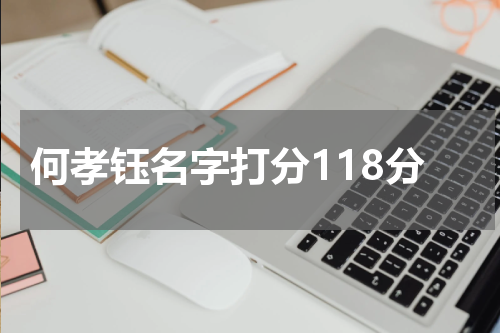 何孝钰名字打分118分
