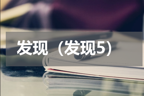 发现（发现5）