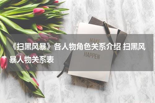 《扫黑风暴》各人物角色关系介绍 扫黑风暴人物关系表