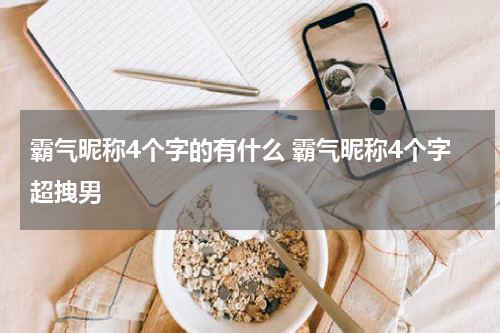 霸气昵称4个字的有什么 霸气昵称4个字超拽男