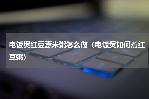 电饭煲红豆薏米粥怎么做（电饭煲如何煮红豆粥）