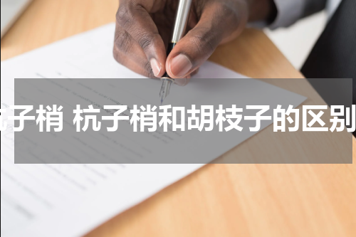 杭子梢 杭子梢和胡枝子的区别