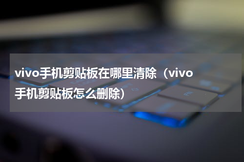 vivo手机剪贴板在哪里清除（vivo手机剪贴板怎么删除）