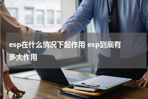 esp在什么情况下起作用 esp到底有多大作用