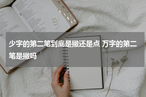 少字的第二笔到底是撇还是点 万字的第二笔是撇吗