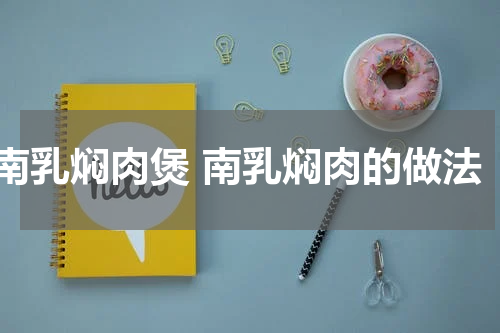 南乳焖肉煲 南乳焖肉的做法