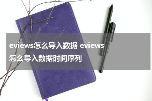 eviews怎么导入数据 eviews怎么导入数据时间序列