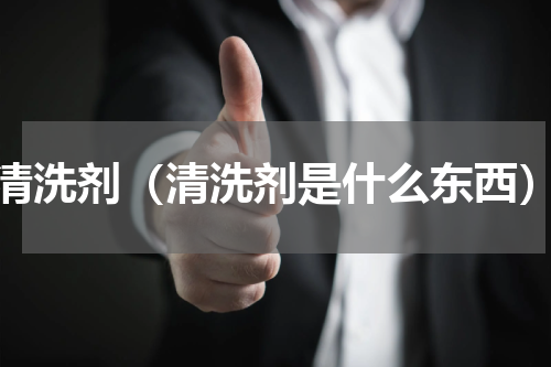 清洗剂（清洗剂是什么东西）