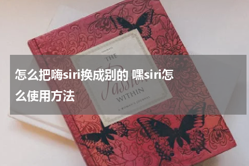 怎么把嗨siri换成别的 嘿siri怎么使用方法