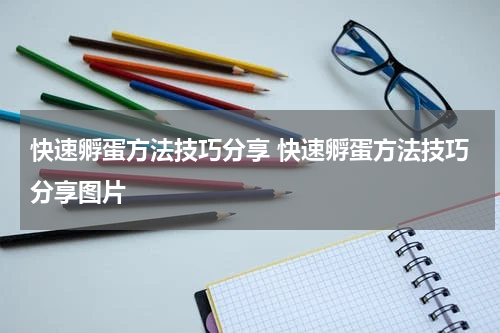 快速孵蛋方法技巧分享 快速孵蛋方法技巧分享图片