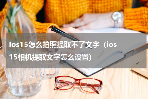 Ios15怎么拍照提取不了文字（ios15相机提取文字怎么设置）