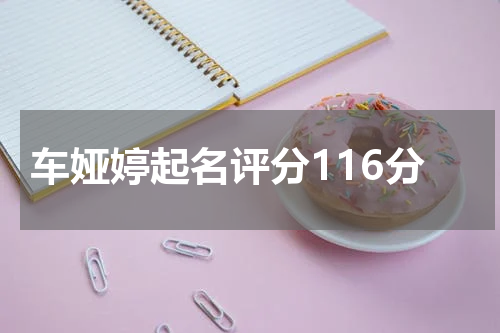 车娅婷起名评分116分
